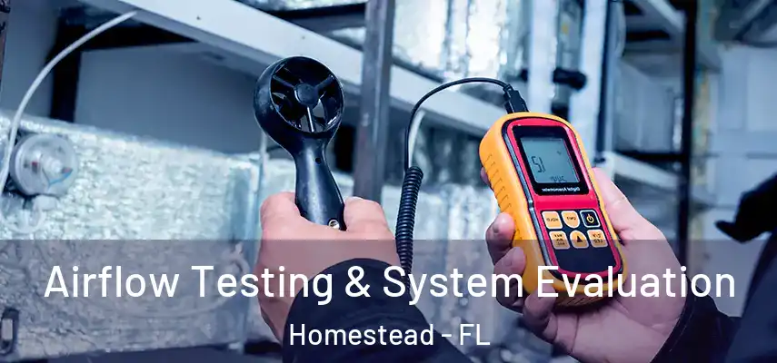  Airflow Testing & System Evaluation Homestead - FL