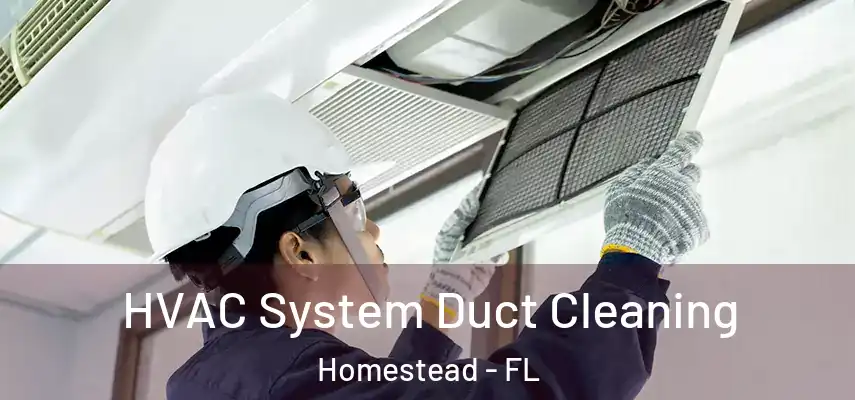  HVAC System Duct Cleaning Homestead - FL